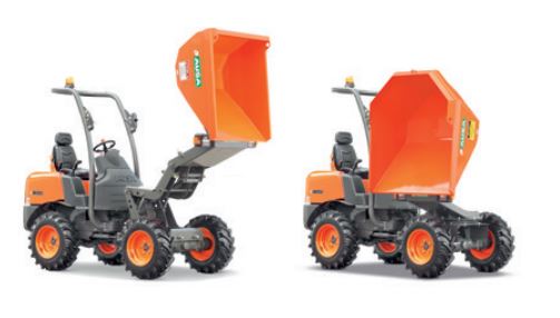 Dumper mini svivel tipp < 1500 kg